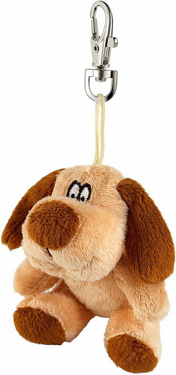 Брелок- Мягкая игрушка "Собака" Mister Christmas, бежевый
