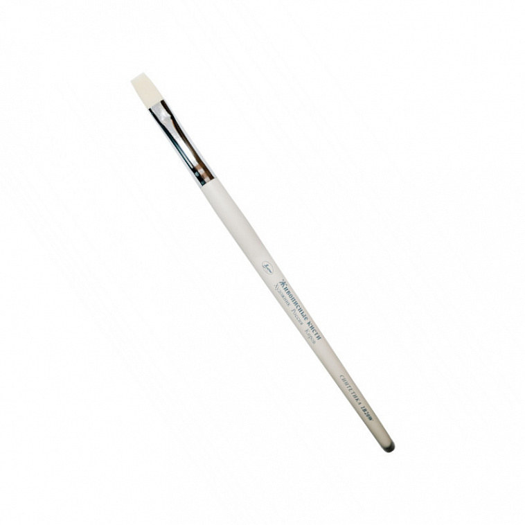 Кисть синтетика белая №36 плоская Живописные кисти "1В22W" короткая ручка 606x758