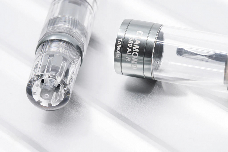 Ручка перьевая TWSBI Diamond 580 AL R, Серый никель, EF 606x758
