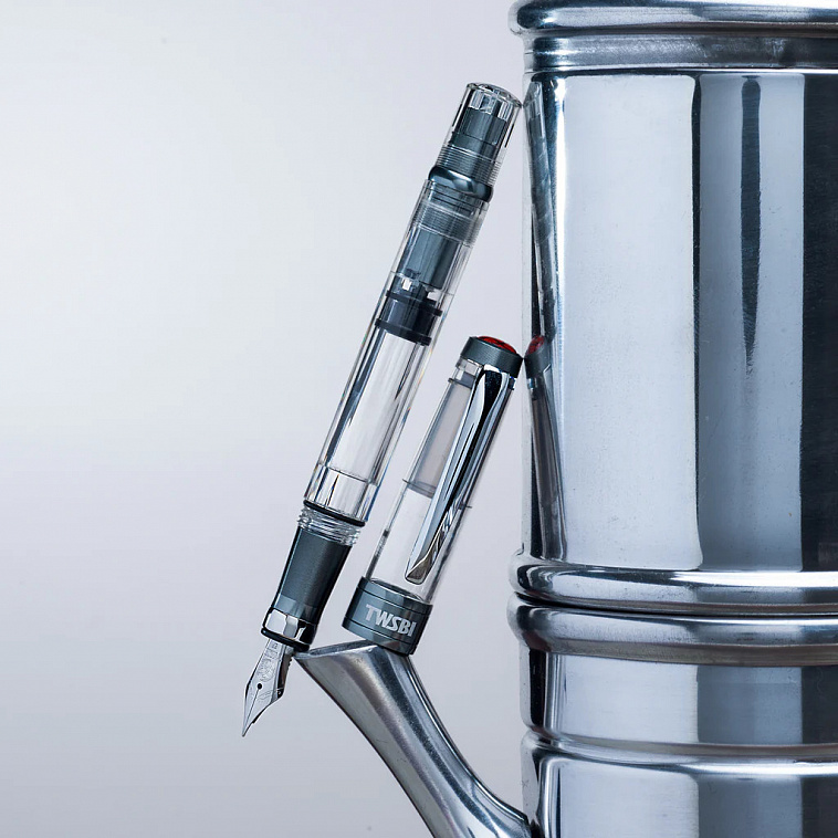 Ручка перьевая TWSBI Diamond 580 AL R, Серый никель, EF 606x758