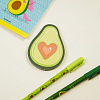 Самоклеящийся блок фигурный MESHU "Avocado", 50 л, европодвес 3