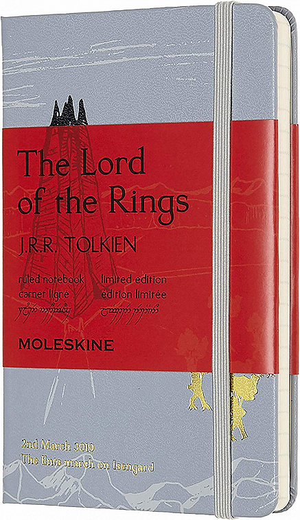 Записная книжка в линейку Moleskine "LE Lord of The Rings" Pocket 90х140 мм 192 стр., обложка серая