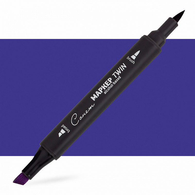 Маркер спиртовой Сонет "TWIN Brush" Анютины глазки 606x758