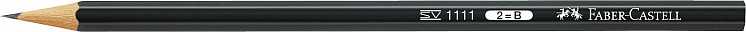 Карандаш чернографитный Faber-Castell "1111" 2B 606x758