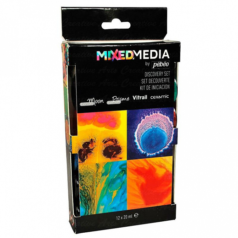 Набор красок для техники MIXED MEDIA Pebeo 12х20 мл