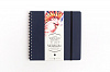Скетчбук для акварели "White Swan", Fin, 200 г/м2, 21х21 см, 30 л, синий 1