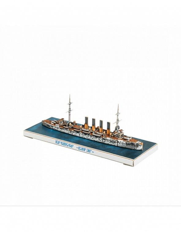 Сборная модель из картона Корабли в миниатюре "Крейсер "Варяг"