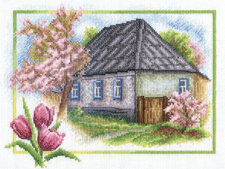 Набор для вышивания PANNA "Весна в деревне" 