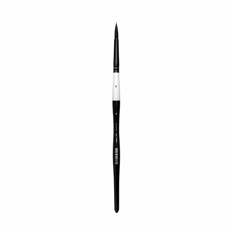 Кисть имитация белки №4 круглая Малевичъ "Blanka" 606x758