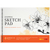 Альбом для рисования на гребне Greenwich Line "Watercolor sketch. Flowery" А4 40 л 160 г 1