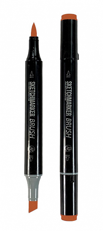 Маркер двухсторонний на спиртовой основе Sketchmarker Brush Цвет Денежный 606x758