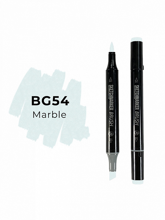 Маркер двухсторонний на спиртовой основе Sketchmarker Brush Цвет Мрамор 606x758