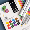 Набор маркеров спиртовых Малевичъ "GrafArt Brush" Базовый 12 цветов 4