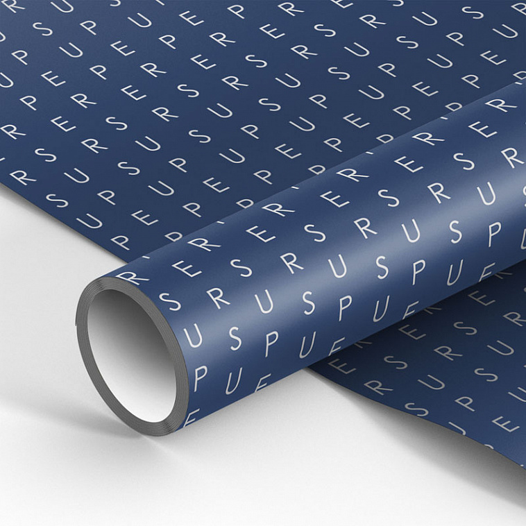 Упаковочная бумага глянцевая MESHU "Super" 70*100 см, 90 г