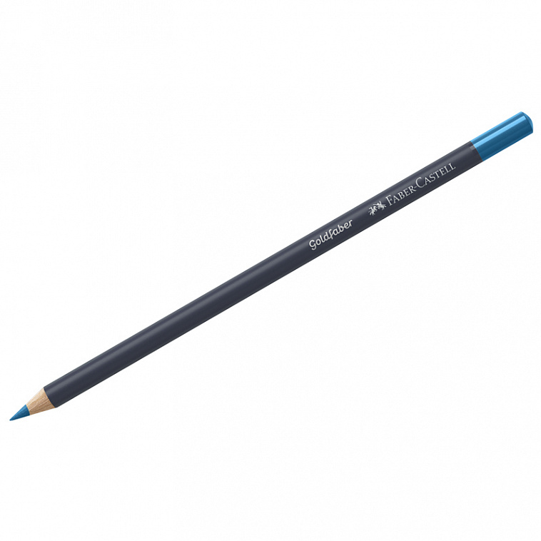 Карандаш цветной Faber-Castell "Goldfaber" цвет 153 бирюзовый кобальт 606x758