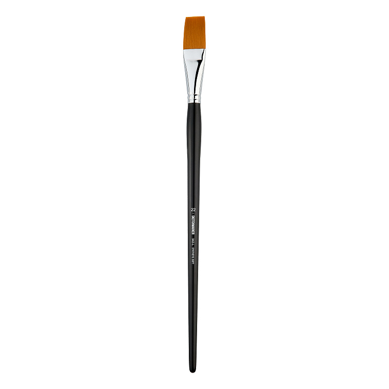 Кисть синтетика мягкая №22 плоская Sketchmarker "342" ручка длинная 606x758