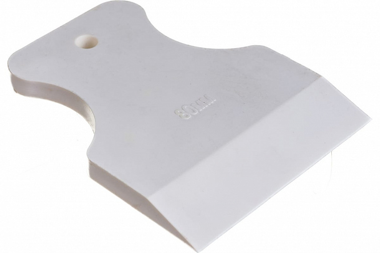 Шпатель STAYER "MASTER" резиновый белый, 80 мм 606x758