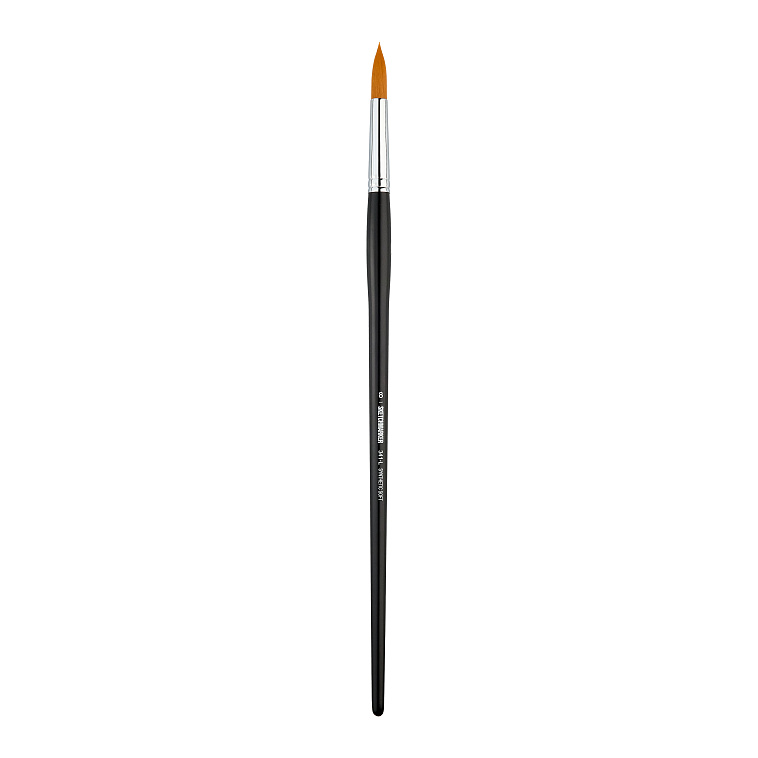 Кисть синтетика мягкая №8 круглая Sketchmarker "341" ручка длинная 606x758