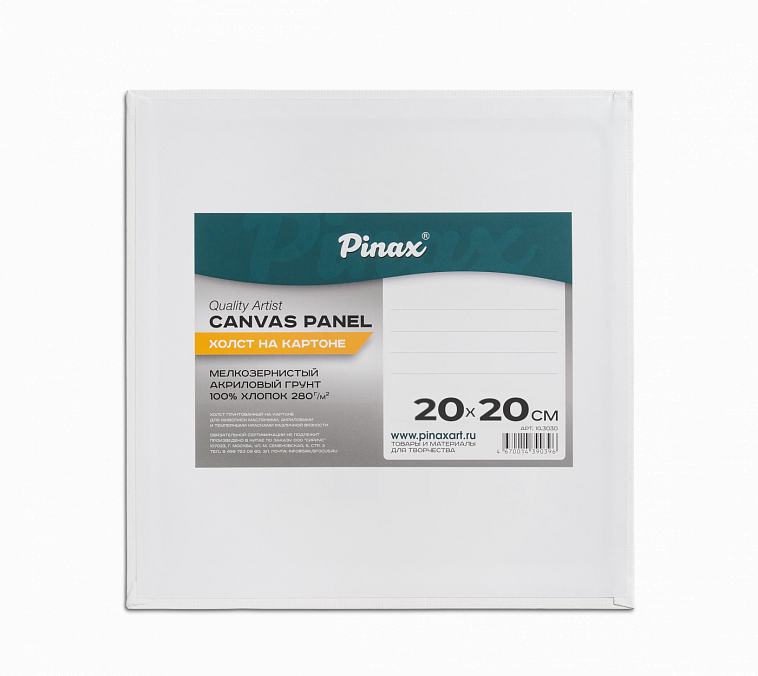 Холст на картоне Pinax 20х20 см 280 г 606x758