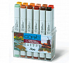 Набор маркеров Copic 12 шт "Осень" теплых оттенков, в пластике  1