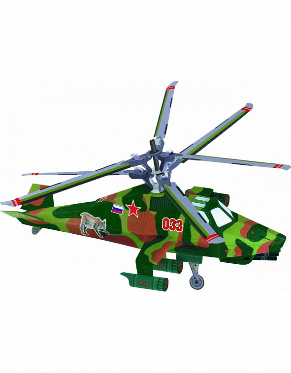 Сборная модель из картона Вертолет "Рысь"