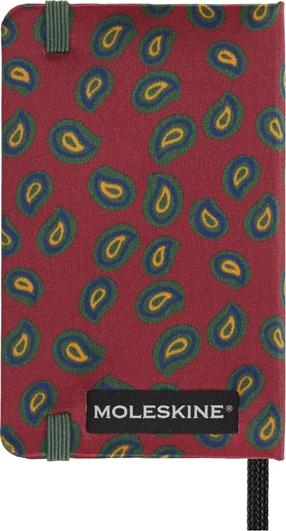 Блокнот нелинованный Moleskine "Le Prescious & Ethical silk" XS 65х105 мм 160 стр, подар.кор. бордов 606x758