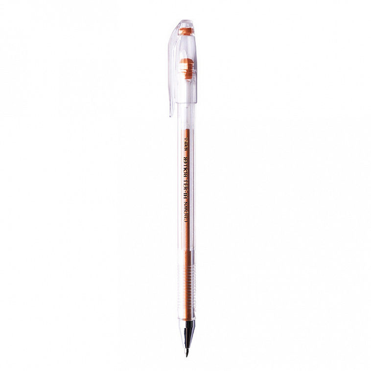 Ручка гелевая Crown HJR-500GSM 0,7 мм Медь   606x758