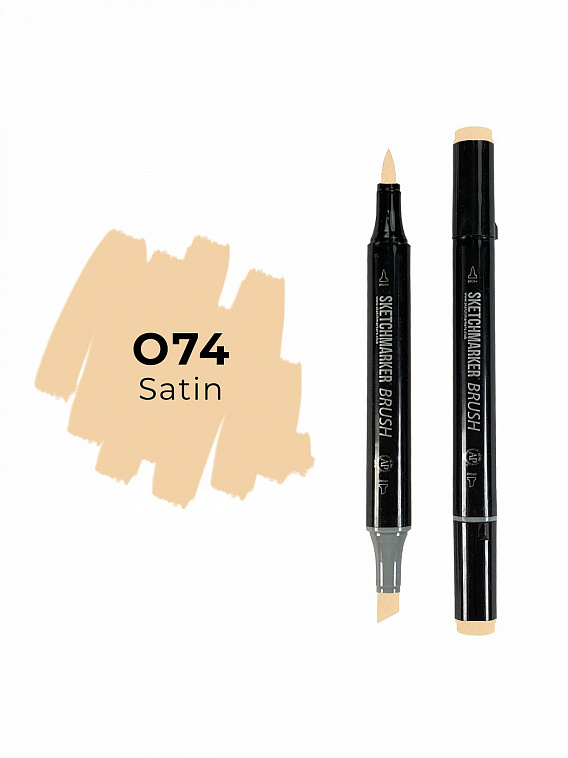 Маркер двухсторонний на спиртовой основе Sketchmarker Brush Цвет Сатин 606x758
