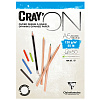 Блокнот-склейка Clairefontaine "Cray'ON" А5 50 л 120 г, мелкозернистый 1