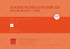 Альбом-склейка для акварели Baohong 12,5х18 см 10 л 300 г, хлопок, мелкозернистая
