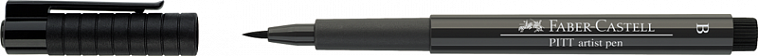 Ручка капиллярная Faber-Castell "Pitt artist pen" B, теплый серый 5 606x758