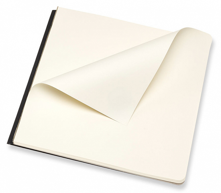 Блокнот для рисования Moleskine "Art soft sketch pad" 19x19 см 48 стр., обложка черная