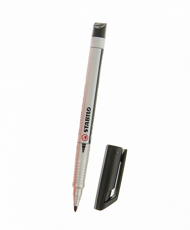 Маркер-ручка Stabilo размер М Чёрный