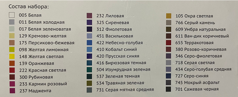 Набор пастели сухая Гамма, 36 цветов, картон. упак. 606x758