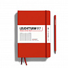 Блокнот в линейку Leuchtturm1917 "Natural Colors" 14,5x21 см 125 л, твердая обложка, цвет:  Рыжий ли