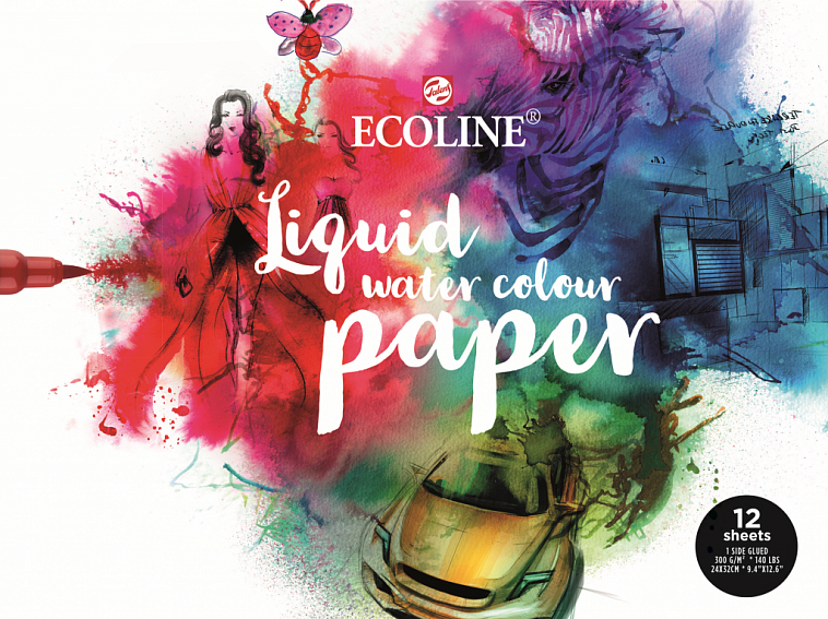 Альбом для рисования Talens "Ecoline" 24х32 см 12 л 300 г