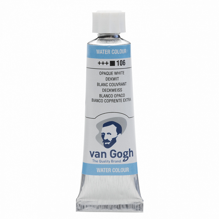 Акварель Talens "Van Gogh" 10 мл Белый матовый / PW6 606x758