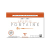 Блок-склейка бумаги для акварели Clairefontaine "FONTAINE" 18х26 см 20 л 300 г, 100% хлопок, гор. пр 1