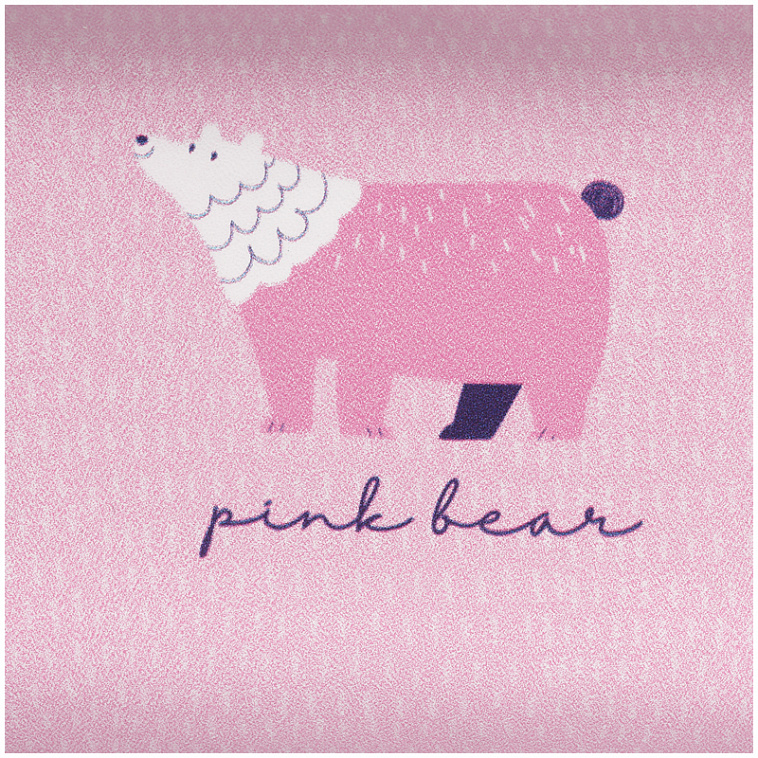 Пенал мягкий MESHU "Pink bear" 200*55*40 см, искусственная кожа