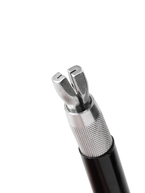 Макетный нож "Сонет" с пластиковой ручкой, 5 лезвий, черный, блистер 606x758
