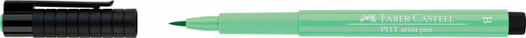 Ручка капиллярная Faber-Castell "Pitt artist pen" B, зеленый 606x758