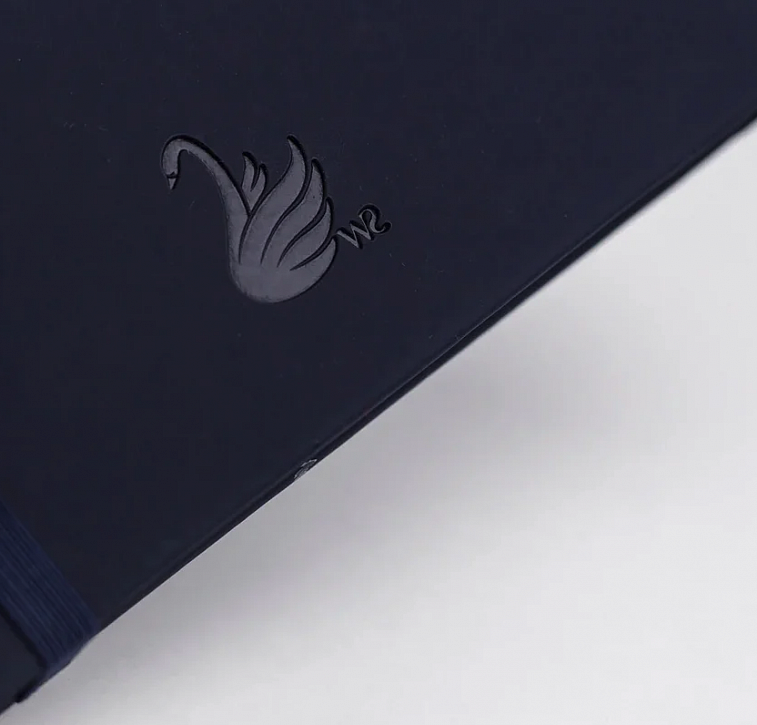 Скетчбук для графики и маркеров Малевичъ "White Swan Bristol" индиго А5 50 л 180 г