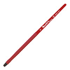 Кисть соболь-микс №6 плоская Roubloff "Aqua" ручка короткая красная, покрытие обоймы soft-touch