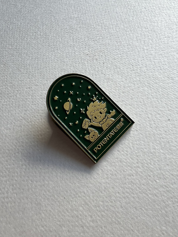 Зажим для бумаги Potentate "Rose" 3х4,5 см 606x758