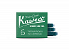 Набор картриджей для перьевых ручек Kaweco 6 шт, Пальмовый зеленый