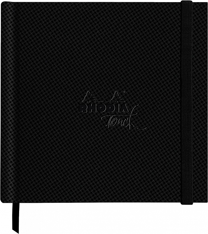 Альбом для акварели Rhodia Touch 300 г, в твердой обложке, черный