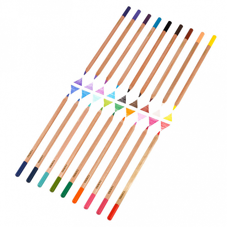 Набор карандашей цветных Гамма "Мультики" 18 цв., супермягкие, увелич. диаметр грифеля 4,0мм, заточе