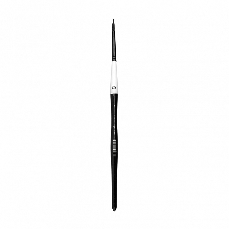 Кисть имитация белки №2,5 круглая Малевичъ "Blanka" 606x758