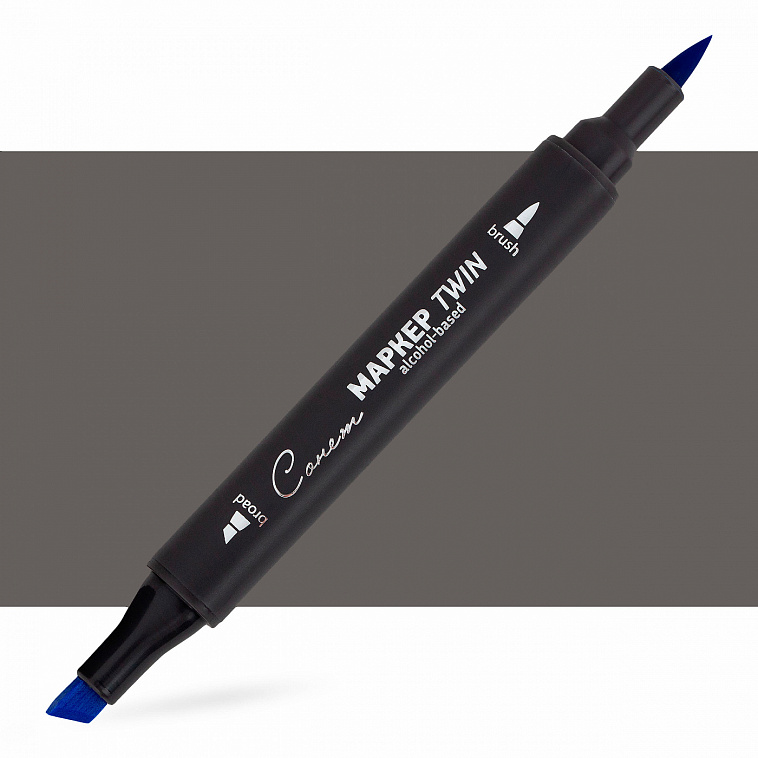 Маркер спиртовой Сонет "TWIN Brush" Холодный серый II 6 606x758