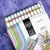 Набор спиртовых маркеров Малевичъ GrafArt Brush, Пастельные тона 24 цвета 6